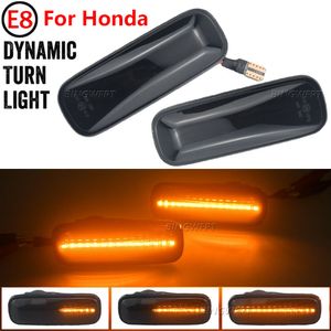 Feu de position latéral de garde-boue avant LED ambre, pour Honda Civic EK EJ EM 1995 – 2000, lampe de dégagement automatique, accessoires d'éclairage de voiture