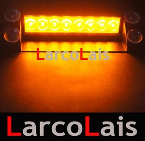 Ámbar blanco 8 LED estroboscópico Flash advertencia EMS coche camión luz intermitente bomberos niebla Lamp4716465