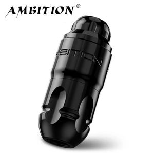 Ambition Lutin Dernite Design Straight Rod Rotaty Tattoo Machine Pen Match Korall Kits de batterie sans fil Brushless Motor Stroke 240416
