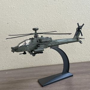 Amérique AH-64 Apache utilitaire alliage hélicoptère modèle d'avion Simulation métal modèle volant son et lumière enfants jouet cadeau 240119