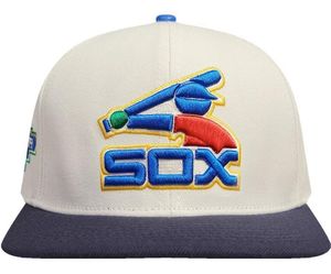 American Baseball White Sox Snapback Los Angeles Chaps de Chicago La Ny Pittsburgh Boston Casquette Champion des champions du monde des World Series CAPS A14 A14