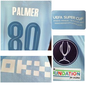 American College Football Wear 2023 Super Cup Final Jersey Haaland Grealish De Bruyne Palmer Maillot Player ISSUE Maillots de sport