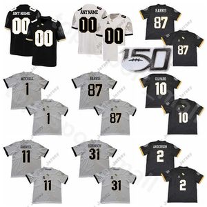 American College Football Wear NCAA College University of Central Florida Football 10 Eriq Gilyard Jersey 87 Jacob Harris Eric Mitchell Aaron Robinson Bentavious T