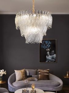 Lampes suspendues de luxe américaines Vintage artistique plafond en verre pendentif lumières luminaire salle à manger salon décor Lustre Restaurant chambre lampara Luminarias