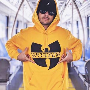 Amerikanischer Trend-Herren-Sweatshirt, Retro-Hip-Hop-Rap, Wudang-Schuldruck-Kapuzenpullover