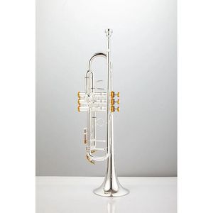 Trompeta americana TR190S Cuerno plateado Tubo de latón Instrumento de trompeta Fabricación de latón