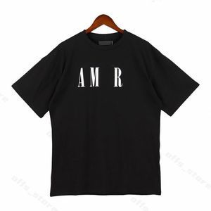 Amirs Moda hombre camiseta verano para mujer diseñadores camisetas tops letra impresión manga corta sudadera camisetas jersey patrón camiseta