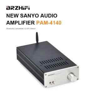 Amplificateur Brzhifi Home Theatre New Sanyo Shet Film STK4140MK2 Bluetooth Compatible 5.0 HiFi Power Amplificateur stéréo Amplificador Audio Amp