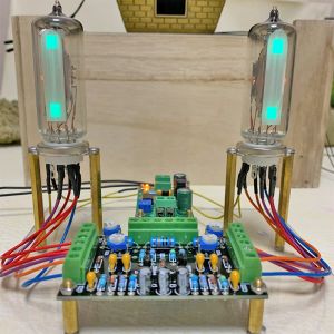 Amplificateur DC12V Dual canal Low Tension 6E2 Indicateur de tube Indicateur de carte de carte Amplificateur DIY Audio fluorescent