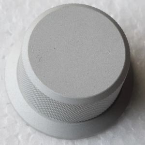 Diamètre de l'amplificateur 50 mm de hauteur 28 mm bouton en aluminium gris clair à forme de chapeau / potentiomètre bouton / volume boucles audio / accessoires audio hifi