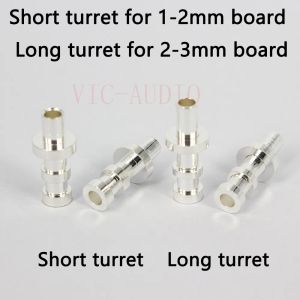 Amplificateur Project DIY TURRET CURRET AUDIO TAVIL TAURE TAUCHE BANDE BANDE CORTEUR RIVET CUPLAD SILP Silver Turret 1 ~ 3 mm Tube de tube de planche