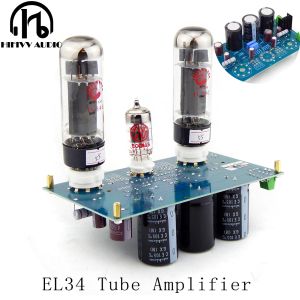 Amplificateur HI Fi Single End Class A Amplificateur de tube audio EL34 KT88 ECC83S 12A * 7 6P1 VACUUM 12AX7 12AU7 SON SOINS EN SONT