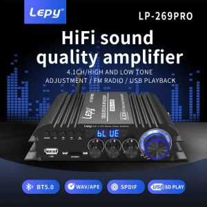 Amplificateur Lepy LP269pro HIFI AUDIO POWER AMPLIFICER BLUETOOTH 5.0 Channel 4.1 coaxial dans USB SD FM FONCT