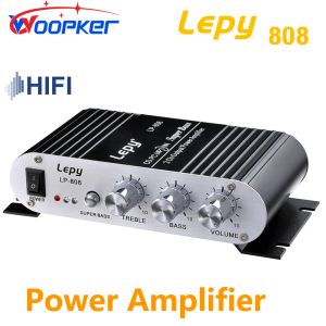 Amplificateur Lepy LP808 HIFI POWER AMPLIFICER RCA RCA Entrée / sortie RMS 20W * 2 Treble / Low / Balance / Volume Control, adapté à MP3, MP4