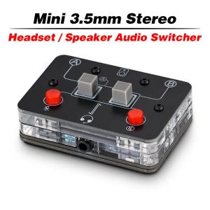 Amplificateur Nobsound Mini 2WAY Microphone casque / haut-parleur AUX STEREO Audio commutateur