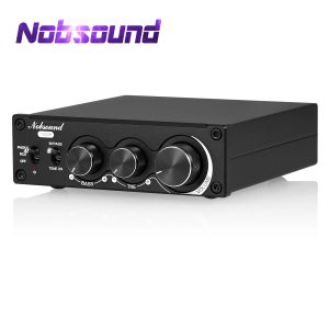 Amplificador Nobsound Mini TPA3221 Estereo Potencia digital Amplificador STEREO MM PHONO / AMP TUNTABLE HIFI Home Desktop Audio Amp 100W+100W