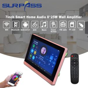 Amplificateur WiFi Touch Screen in Wall Amplificateur Bluetooth Android Audio 7 
