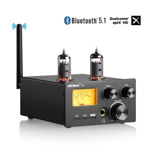 Amplificateurs Aiyima Hifi T5 Amplificateur audio Bluetooth QCC3034 NE5532 Amplificateur stéréo APTXHD pour phono Turtonable Phonograph Preamph 160WX2