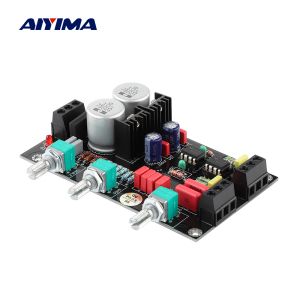Amplificateurs Aiyima NE5532 Amplificateur Préample Volume Tone Control Board Hifi 2.0 Préamplificateur de basse Treble Eq DIY DUAL AC 12V 18V