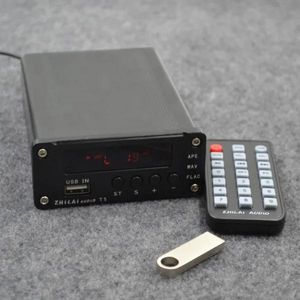 Amplificadores Freeshipping reproductor de música sin pérdidas HiFi APE decodificador de audio DAC fibra coaxial