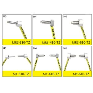 Amplificateurs Capteur de fibre optique Optique Angle droit compatible avec les amplificateurs Sensibilité élevée M3 / M4 / M6 Réflexion Through