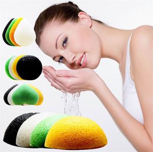 Konjac Sponge Puff Esponjas faciales Fibra vegetal natural pura Fabricación de herramientas de limpieza para cara y cuerpo EMS 100