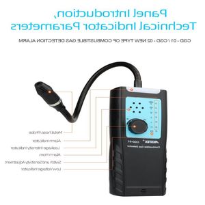 Analizador de envío gratuito Detector de gas combustible Medidor de monóxido de carbono portátil Detector de fugas de gas CO portátil Probador de monitor de gas Mtwbu