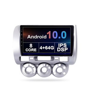 Lecteur dvd de voiture Android 10.0 pour Honda FIT JAZZ 2004-2008 écran tactile Ips complet avec Navigation Audio vidéo Gps
