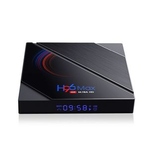 Set-top box elegante H96max de la caja H96 MAX H616 TV de Android 10 4G 64GB 6K Android TV Box 2.4G 5.8G WIFI