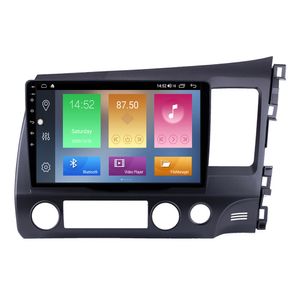 Android car dvd GPS Radio Player para HONDA CIVIC (RHD) 2006-2011 con USB WIFI Mirror Link compatible con cámara retrovisora 10.1 pulgadas