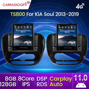 Radio Dvd de voiture Android 11 8 cœurs 128G pour KIA Soul 2013-2019 Carplay Auto GPS Navigation lecteur vidéo multimédia stéréo automatique 2 Din