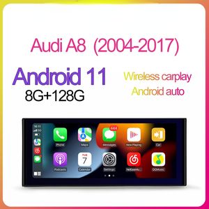 Android 11 Player Car DVD Estéreo Multimedia con Pantalla Receptor Radio Navegador GPS Carplay Auto para Audi A8 D4 2011-2017