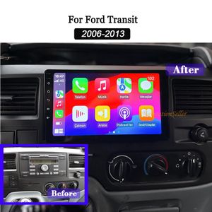Radio Android 13 pour Ford Transit MK7 2006 2007 -2014 unité principale stéréo mise à niveau écran tactile sans fil Carplay Android Auto GPS Navigation lecteur multimédia de voiture DVD de voiture