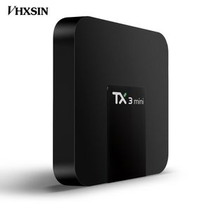 Android 8.1 tv box TX3 MINI 2gb 16gb Amlogic S912 OCTA core Smart TV 4K BT double boîtiers de diffusion WiFi