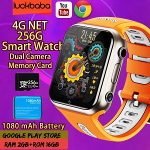 Android 9.0 Smart 4G GPS Tracker Locate Kid Students Men Double Caméra SOS VOIX MONITEUR SMARTWATCH Google Play Phone Watch