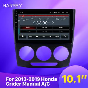 Android car dvd GPS Radio Player 10.1 pouces pour 2013-2019 Honda Crider Manual A/C Avec HD Touchscreen support Carplay TPMS