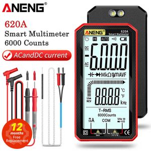 ANENG 620A testeurs de Transistor multimètre intelligent numérique 6000 comptes True RMS résistance de température de compteur de capacité électrique automatique