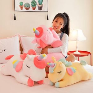 Ángel Arco Iris unicornio muñeca de peluche juguete grande Pony muñeca muñeca almohada para dormir regalo al por mayor