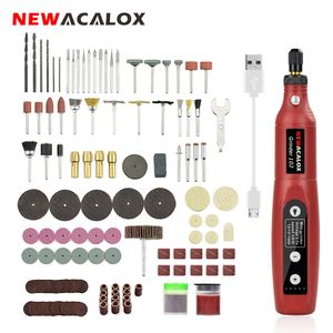 ACALOX Mini Grinder USB Rechargeable Cordless Rotary Tool Variable Speed Angle Grinders DIY Kit 202USB 12V 12W