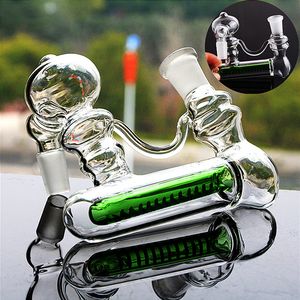 Ashcatcher en ligne diffusé en ligne diffus dans 14 mm ou 18 mm pour les narguillades en verre bangs fumeurs et percolatateur perc cendre capteur