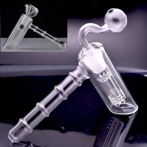 Joint coudé Autres accessoires pour fumeurs Lacunaris Inline Cendrier pour bangs en verre Barboteur en verre et diffuseur percolateur perc bleu