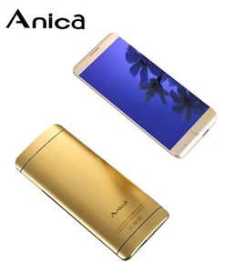 Anica A7 Super Mini téléphone ultra-mince carte de luxe Bluetooth Dail 163 anti-poussière antichoc téléphone portable bord telefono movil déverrouiller bas 6048100