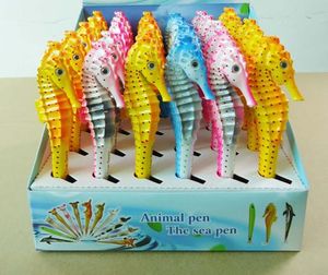 Animal Ocean Fish Stylos à bille Creative Sea Horse Pen Retour à l'école Party Event Gift Favor Student Prize Black Blue Ink 0.7mm