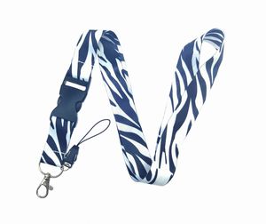 Modèle animal Zebra Cow Print Lanyard Deishgn Keychain ID Card Pass Gym Phone Mobile Phone Usb Badge Holder Nou STRAP ACCESSOIRES DE TÉLÉPHONE