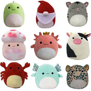 Animales Navidad Juguetes de peluche Muñeca Almohada Santa Claus Elk Rana Tiburón Animal Dibujos animados Flor suave Cojines rellenos Almohadas Cojín al por mayor