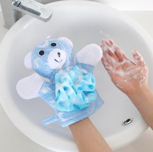 Estilo de animales Duchas Toallas de esponja Niños lindos Baby Shower Toalla de baño Paño de baño Niños Baños Cepillo Flor SN2549