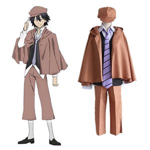 Anime Bungo Stray Dogs Disfraces de cosplay Ranpo Edogawa Cosplay Disfraz Detective Uniformes Fiesta de Halloween Juego Bungou Stray Dogs Y0903