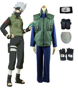 Disfraz de cosplay de anime Hatake Kakashi Accesorios Disfraces Accesorios de cosplay Disfraces de Halloween para hombres adultos J2207201538190