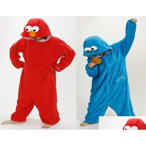 Disfraces de anime Adt Animal Pijamas One Piece Cookie Cosplay Monster Pajama Onesies para Adts Traje Mono Fz26863705801 Drop Deliver Otkh3