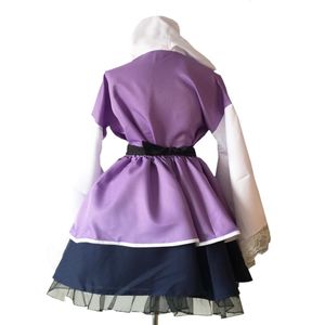 Disfraces de Anime Shippuden Hyuga Hinata, Kimono de reversión sexual, vestido de Lolita, disfraz de Cosplay para mujer, vestidos de estilo japonés, Anime Cos275R